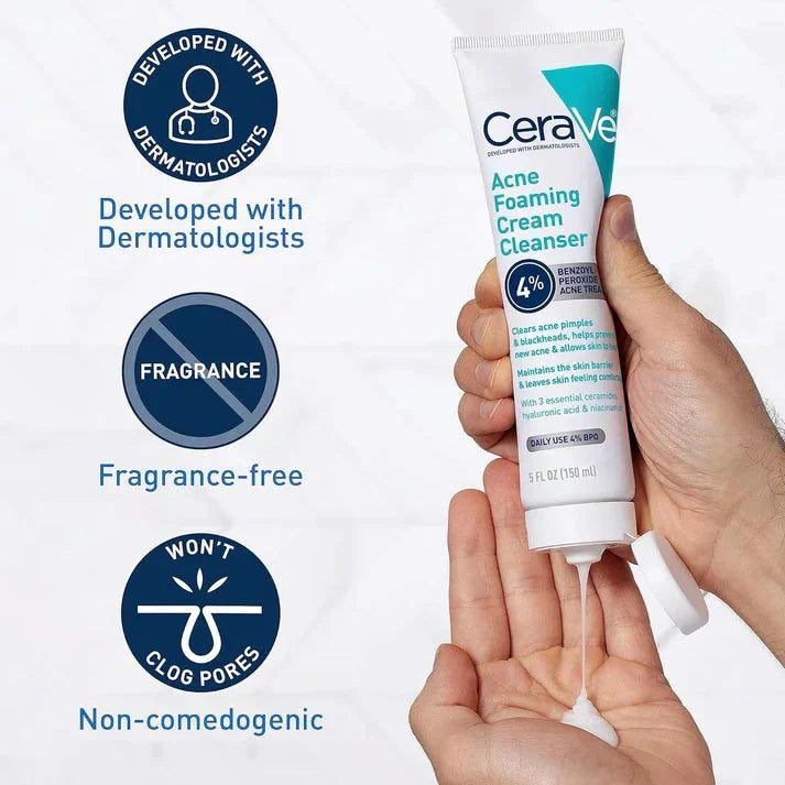 CeraVe 4-in-1 Skincare Kit – Cleanser, Serum, Night Cream & Sunblock for Radiant, Healthy Skin