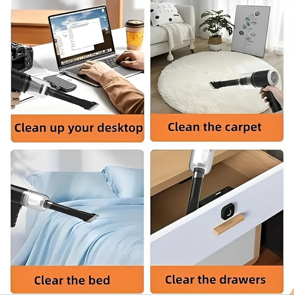 3-in-1 Mini Cordless Vacuum Cleaner & Blower