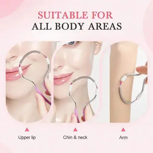 Hair Remover Spring Epilator for Face & Body