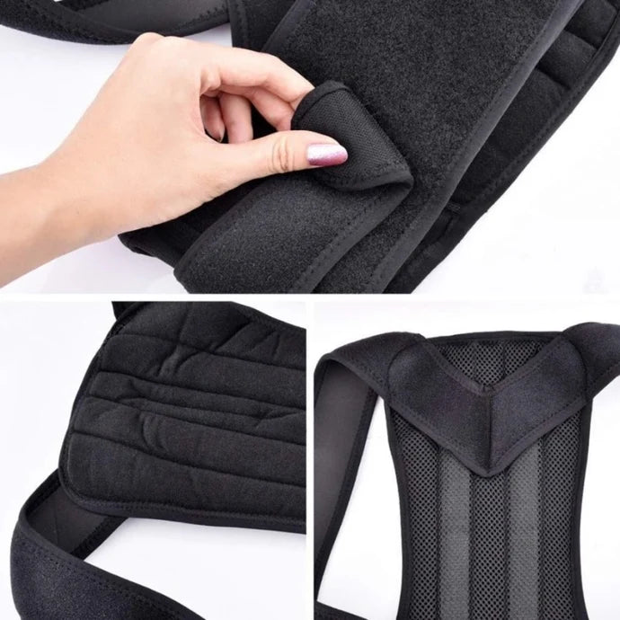 Back Pain Relief Posture Corrector Belt | Adjustable Back Support Brace for Men & Women