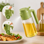 2-in-1 Oil Spray Bottle – Cooking Oil Sprayer for Kitchen, Air Fryer & BBQ